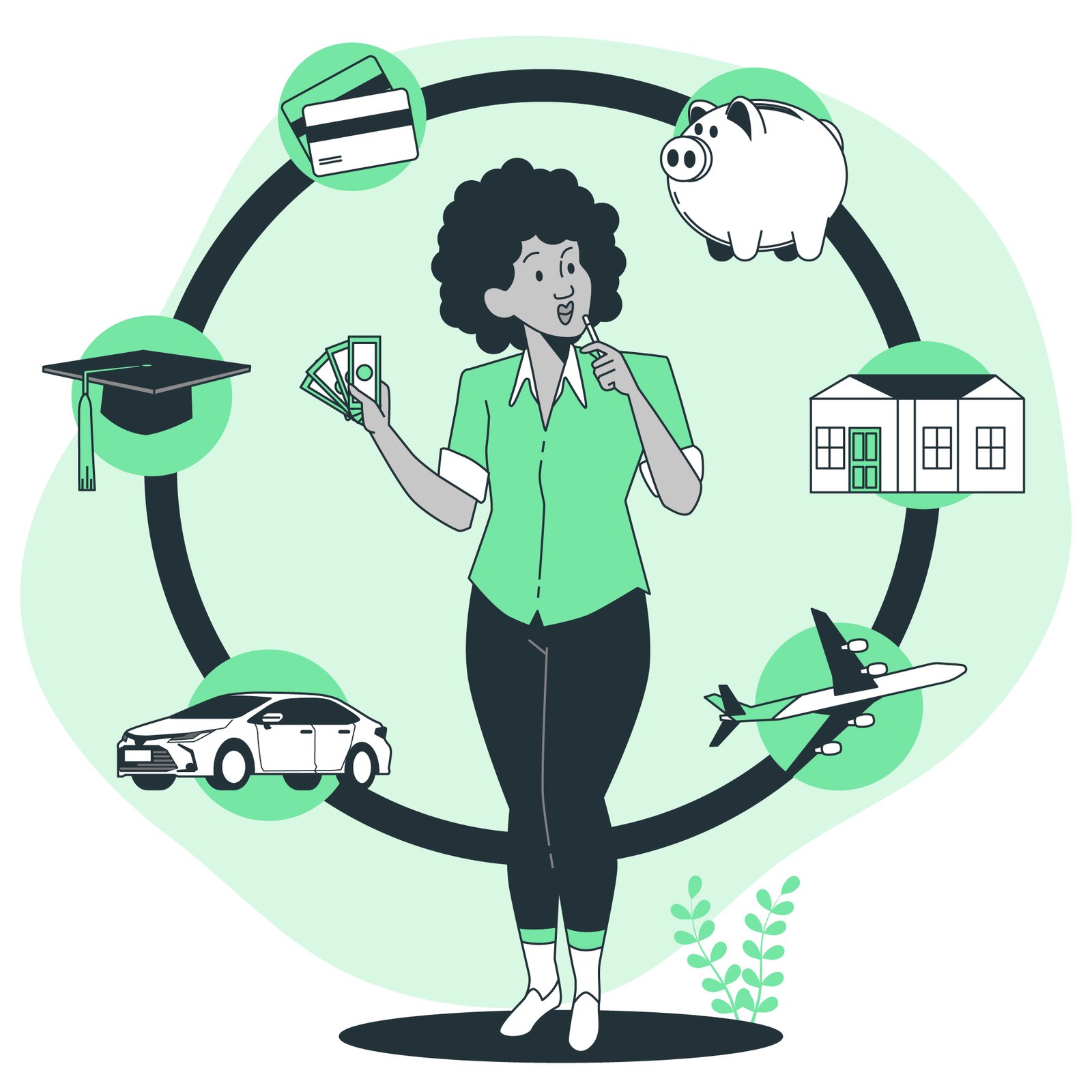 Happy business people